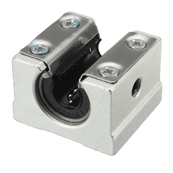 Machifit SBR10UU Linear Bearing - 10mm Open Block Slide for CNC Router