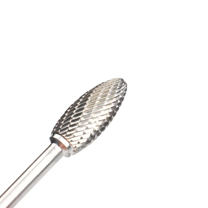HX1232M06 Tungsten Carbide Rotary File - 6mm Head Burr Tool for Die Grinder