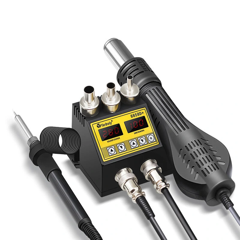 Yarboly 8858D Hot Air Rework Station | Portable BGA Solder Gun for SMD PCB Repair
