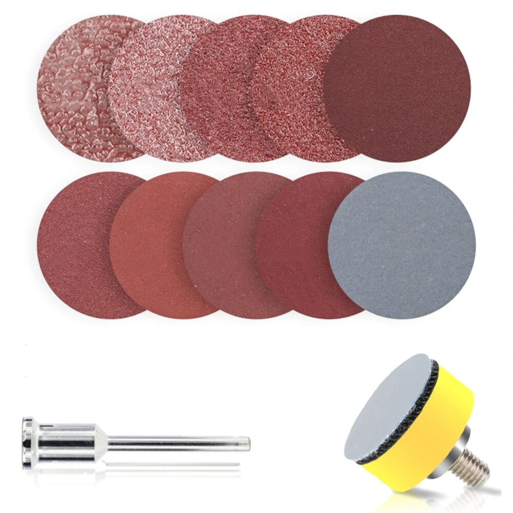 3M 102Pcs 1 Inch Sanding Discs | 80-3000 Grit | Hook & Loop with Adapter