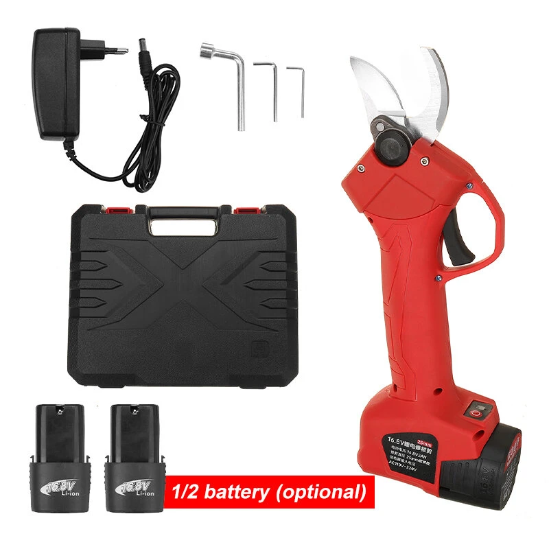 Pro Cordless Electric Branch Pruner - 25mm Cutting Capacity | Garden Shear Cutter Kit