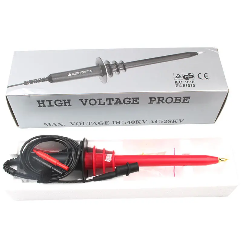 High Voltage Probe 40KV AC 28KV | 1000:1 Ratio Multimeter Test Leads