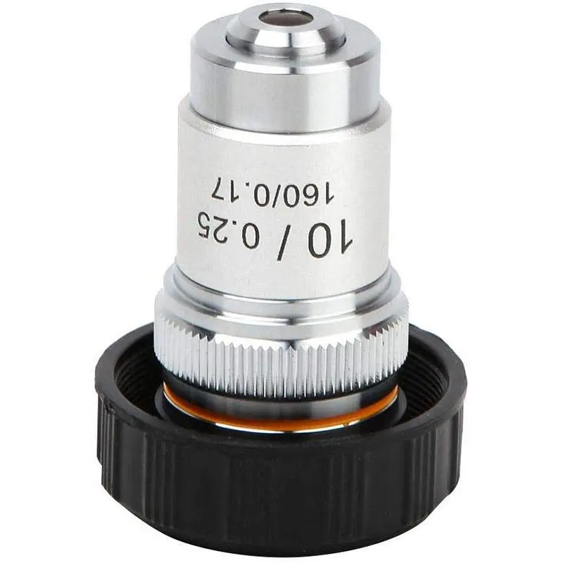 Achromatic Microscope Objective Lens - 195 10X Magnification | Professional