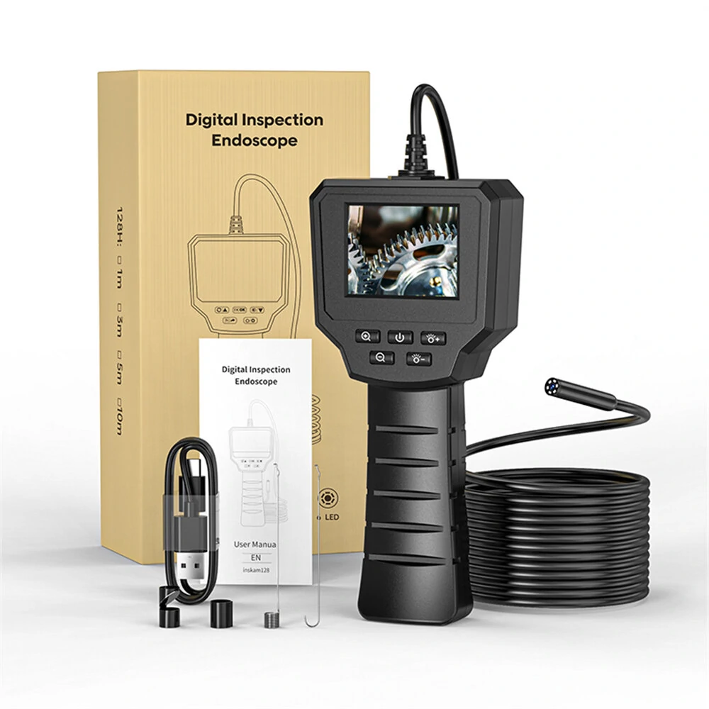 Inskam 8.0mm Industrial Endoscope | HD Camera, 2hr Battery, IP67 Waterproof