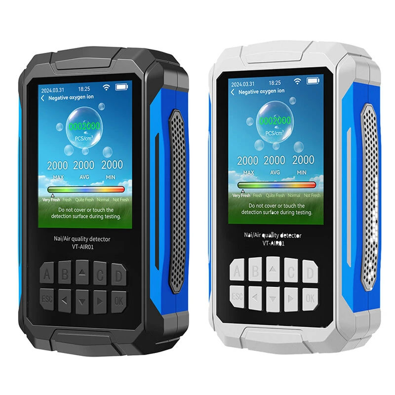 VT-AIR01 Air Quality Monitor - CO2 PM2.5 HCHO TVOC Real-Time Display | WIFI 2.8 Screen