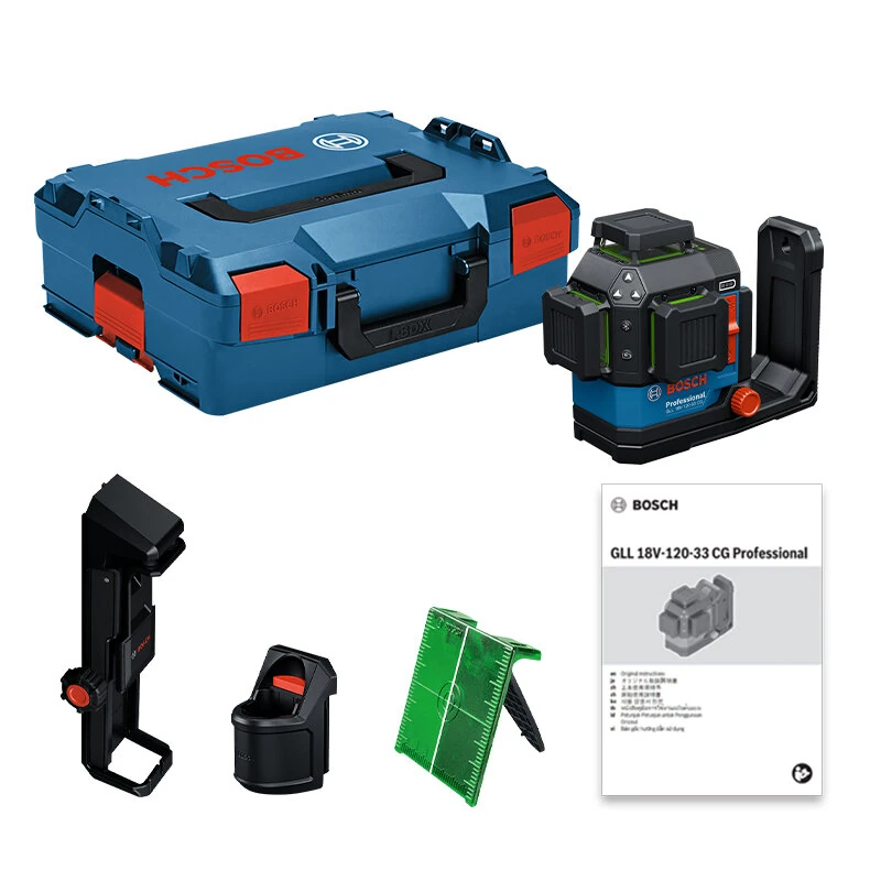 GLL 18V-120-33 CG Laser Level | 12 Lines 35m Range | IP65 Self-Leveling
