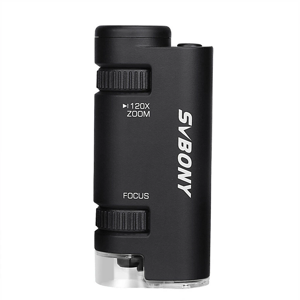 SVBONY SV603 120X Portable Digital Microscope | Handheld with LED Light for Science Observation