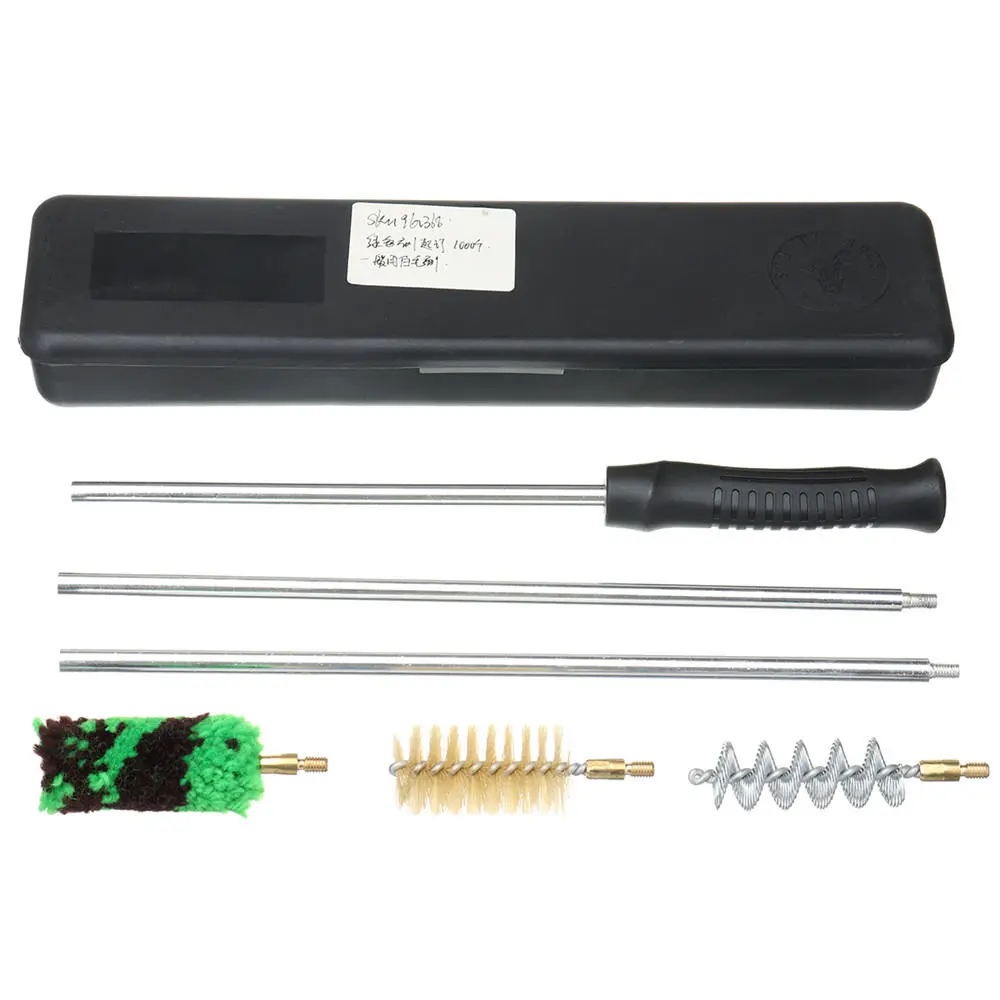 6pcs Air Gun Cleaning Kit - 12ga 20ga 410 Shotgun Tube Brushes & Tools