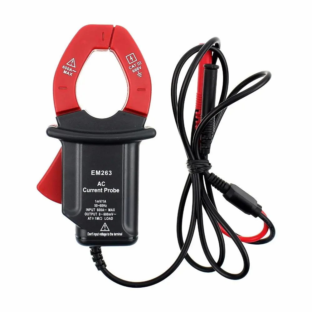 ALL SUN EM263 Digital Clamp Meter - AC Current Probe Clamp, Voltage & Frequency Tester
