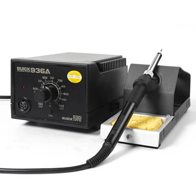 QUICK 936A Soldering Station - 110V/220V Temperature Control for BGA PCB Repair