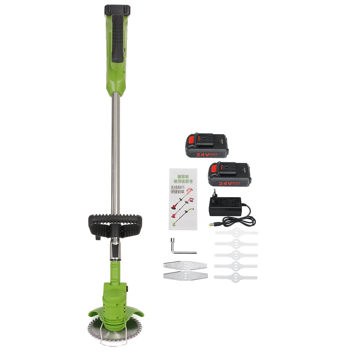WORX 20V Cordless Grass Trimmer | Lawn Mower & Edging Tool w/ 2 Batteries