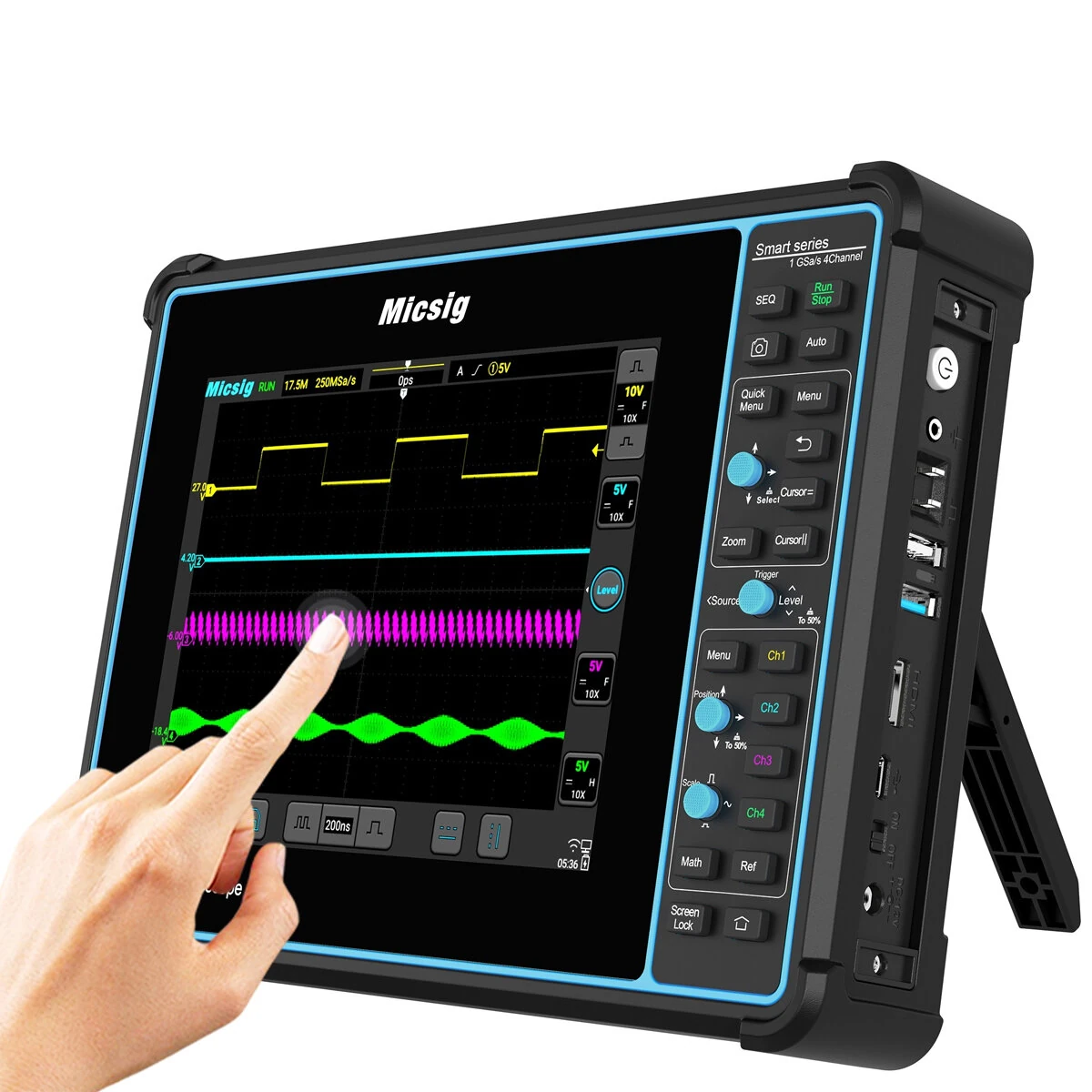Micsig STO1004 1G Sa/s Tablet Oscilloscope - 4 Channel Digital Scopemeter