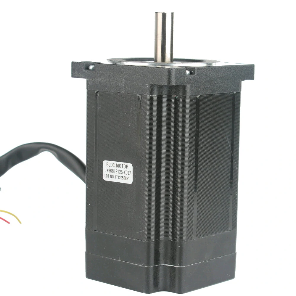 JK86BLS125 Brushless Servo Motor | 660W 3000RPM 6.3N.m Torque for Automation