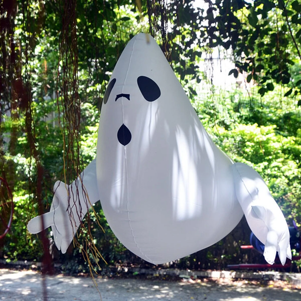 Halloween Inflatable Ghost - 50cm Durable PVC Decor | Pumpkin Spider Gift