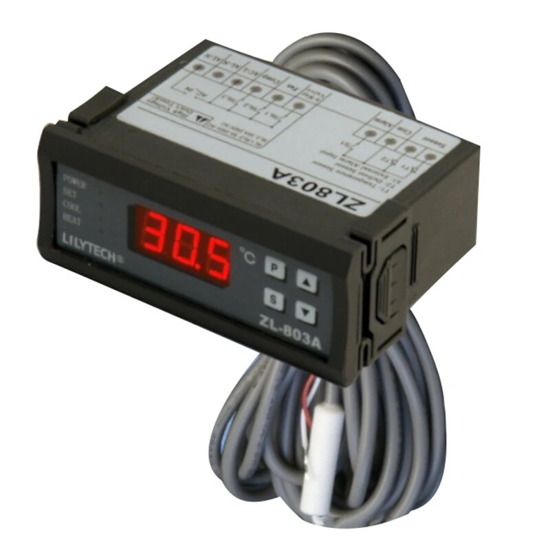 LILYTECH ZL-803A Aquarium Temperature Controller - Fish Tank Heater & Cooler Thermostat