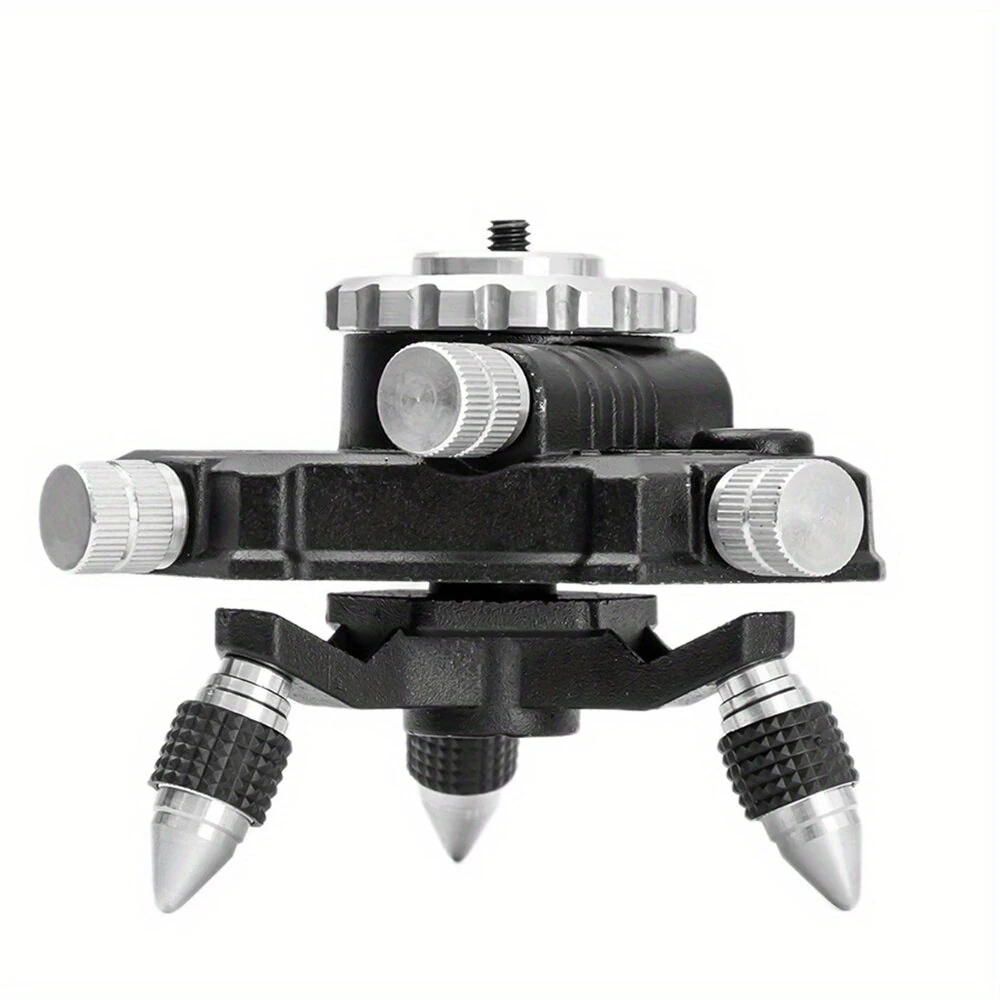 HILDA Laser Level Tripod Stand - 360° Rotatable Aluminum Alloy Base with Fine Adjustment