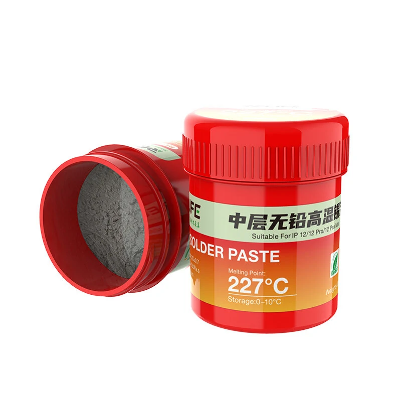 RELIFE RL-406 Lead-free Solder Paste | High Temp 227°C for iPhone Huawei Repair