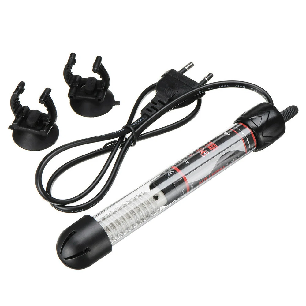 HX-906 50W Submersible Aquarium Heater - Adjustable Water Heater for Fish Tank