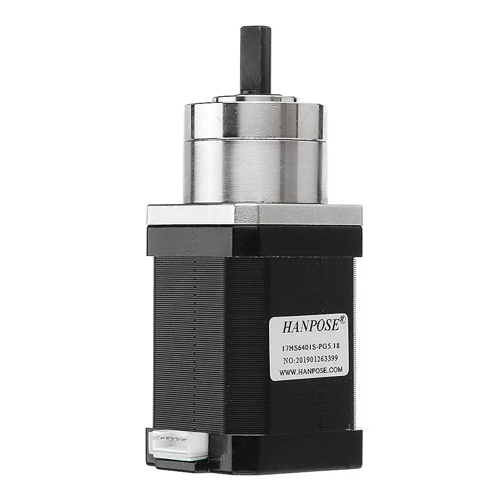 HANPOSE Nema 17 Stepper Motor | 42:1 Planetary Gearbox | Extruder Gear Motor