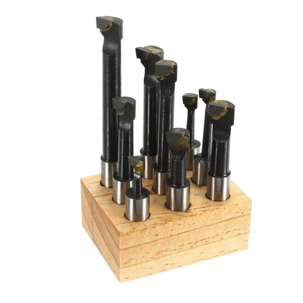 Carbide Tipped Boring Bar - 9pcs 12mm Shank Set | Tool Holder