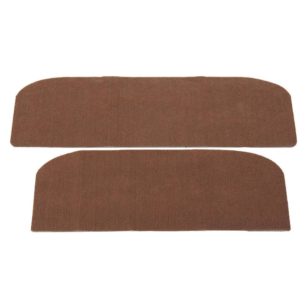 Morden Stair Mat - Non-slip Brown Carpet Tread | 65x24cm & 75x24cm Step Rug