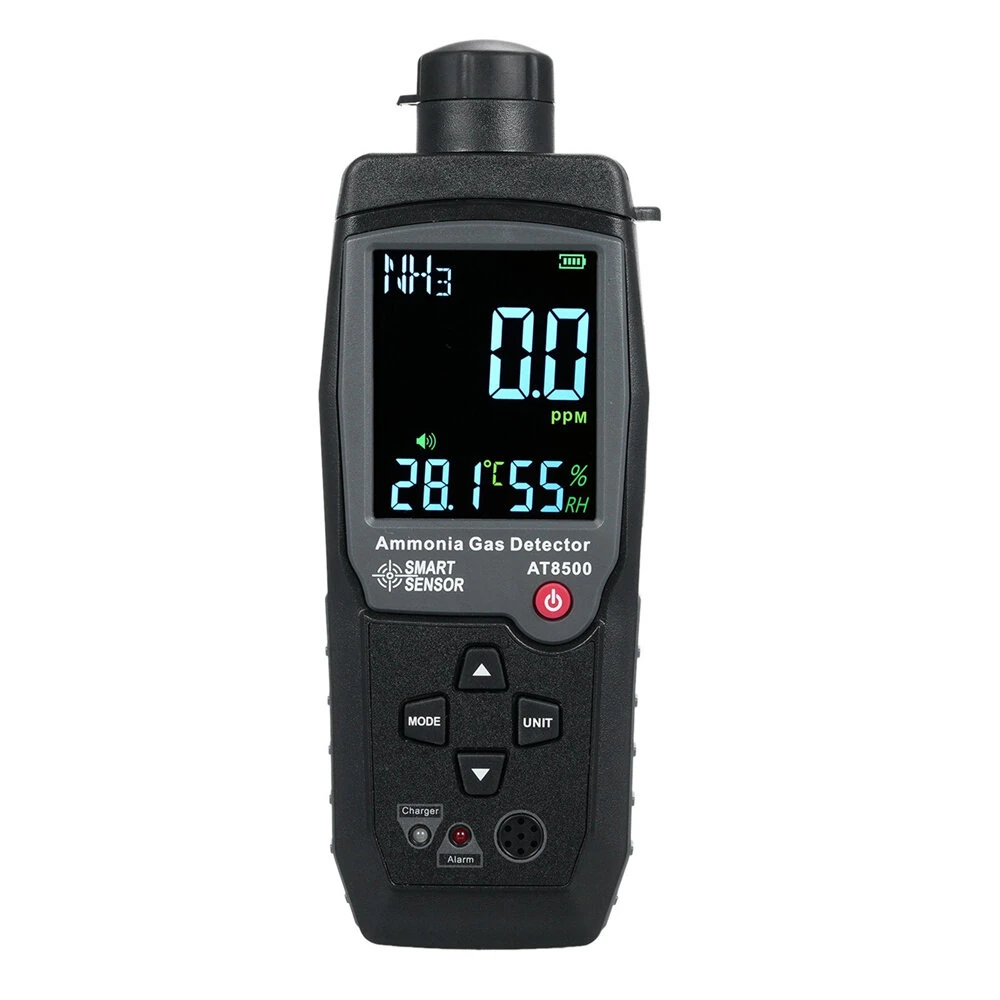 SMART SENSOR AT8500 Handheld Ammonia Gas Detector | 0-100PPM Digital Tester