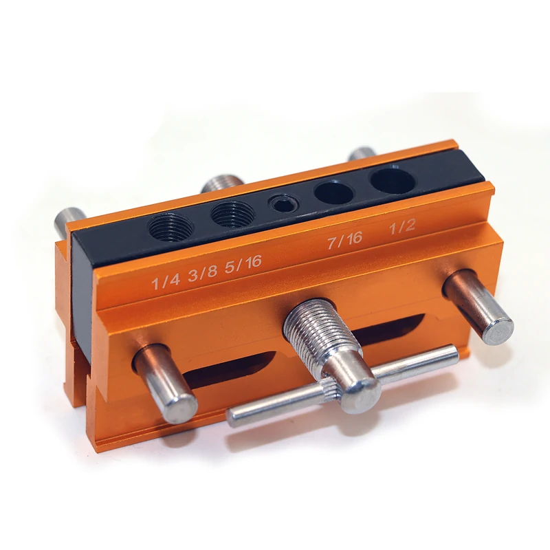 Self-Centering Drill Guide & Doweling Jig Kit | Woodworking Hole Punch Locator Set
