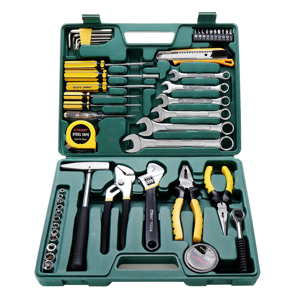 CREST 49-Piece Multifunction Machine Repair Tool Kit with Toolbox