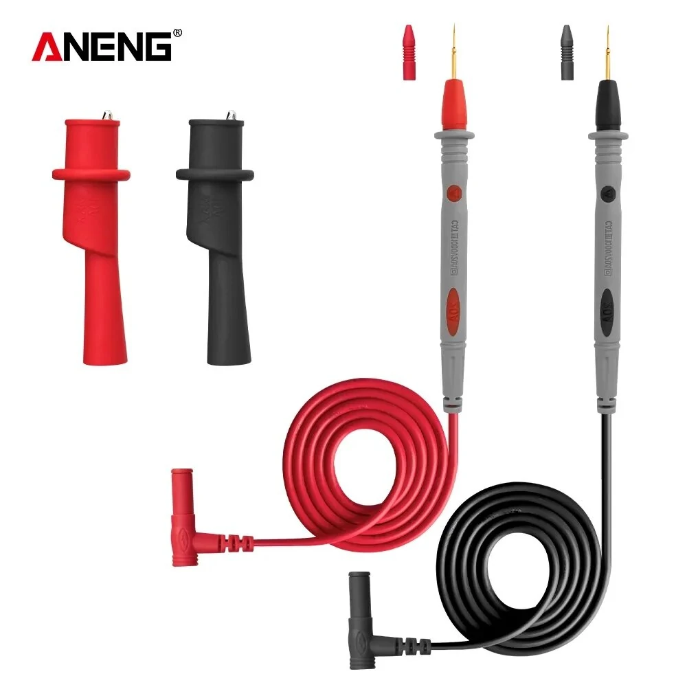 ANENG PT1032 Digital Multimeter Test Lead | 20A 1000V Gold Plated Sharp Probes