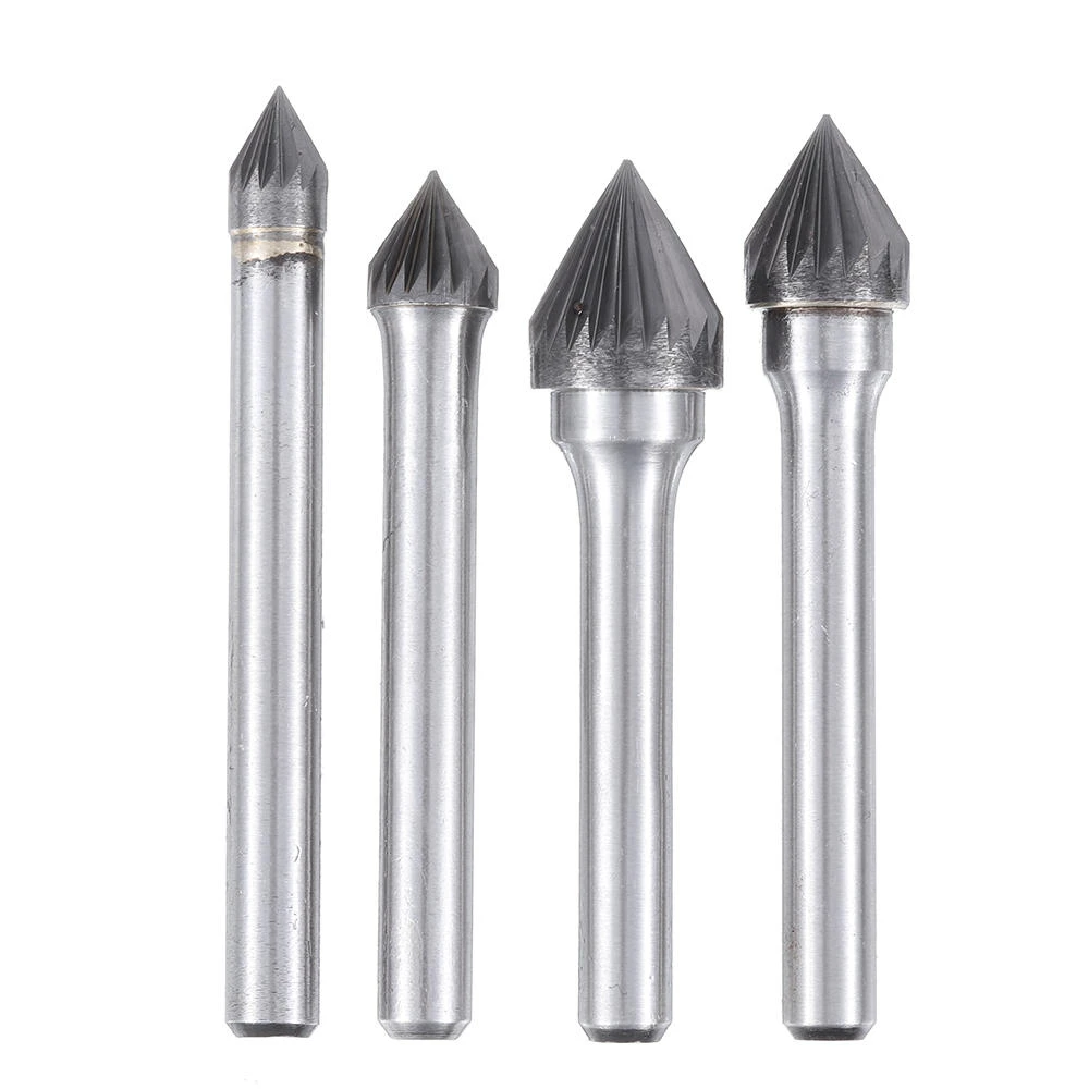 J Series Tungsten Carbide Burr - 6mm Shank Rotary Cutter for Metal Carving & Polishing