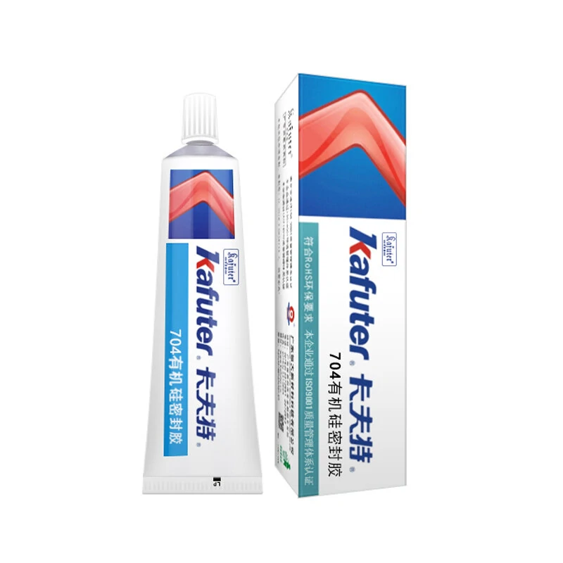 Kafuter K-704 RTV Silicone Adhesive | 45g Transparent Industrial Rubber Glue