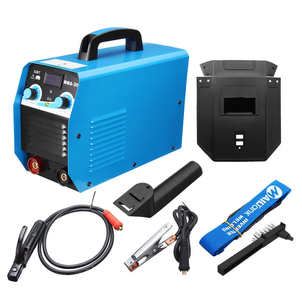 Mini DC IGBT Inverter Welding Machine 220V 7000W 20-300A | MMA ARC Handheld Display Pure Copper