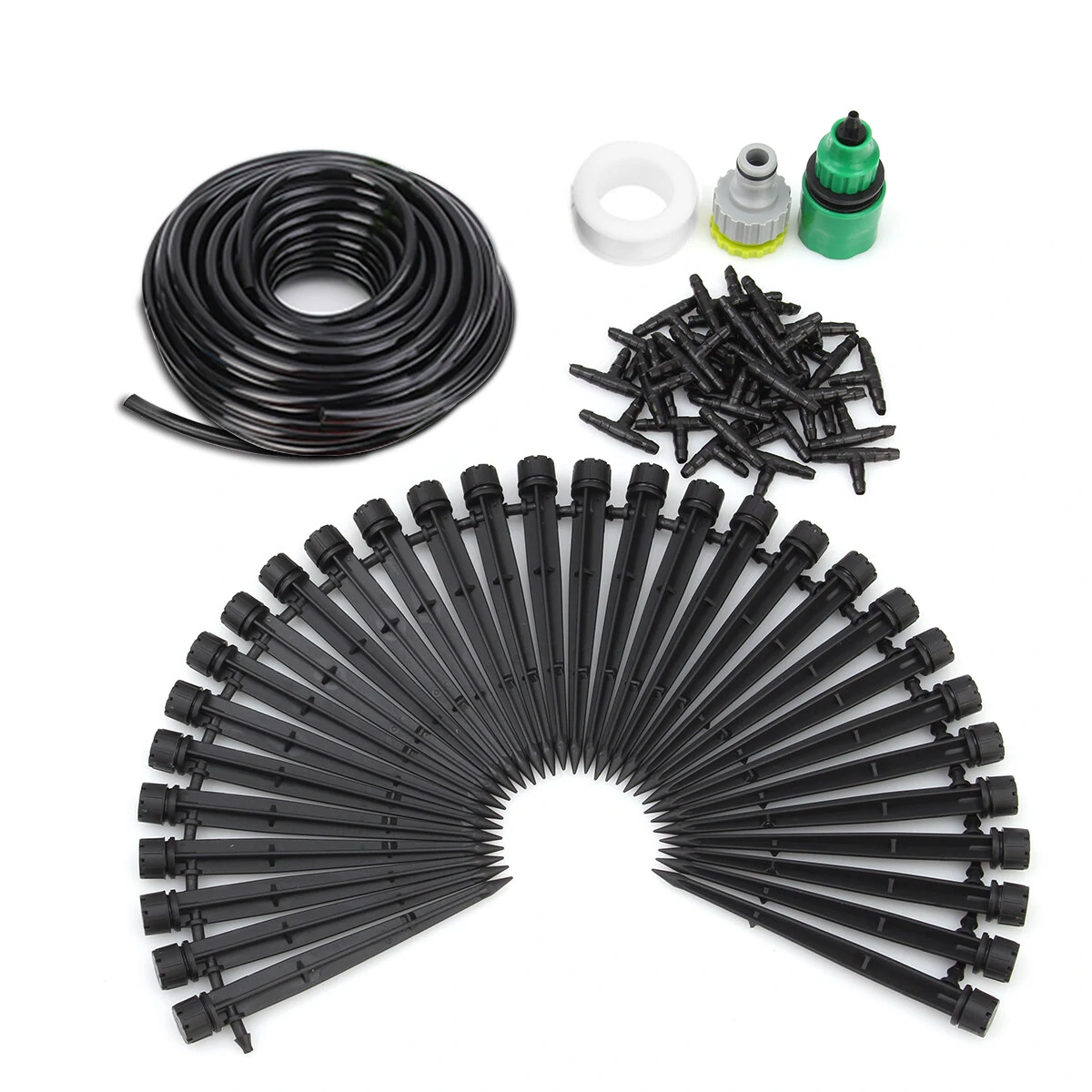 Cooling Adjustable Drip Sprinkler Irrigation System - 10/15/20/25m - Automatic Plant Watering