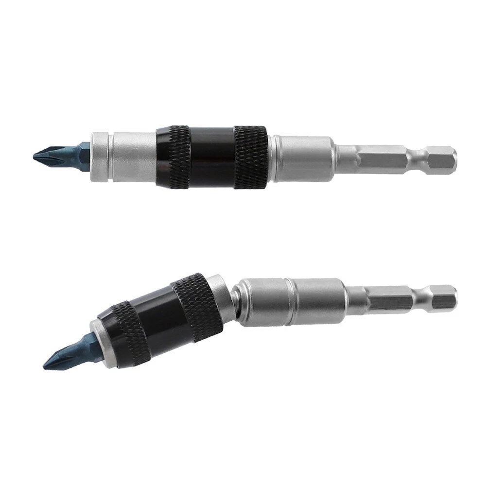 Drillpro Magnetic Pivoting Screwdriver Bit Holder | Angle Extension Adapter Guide