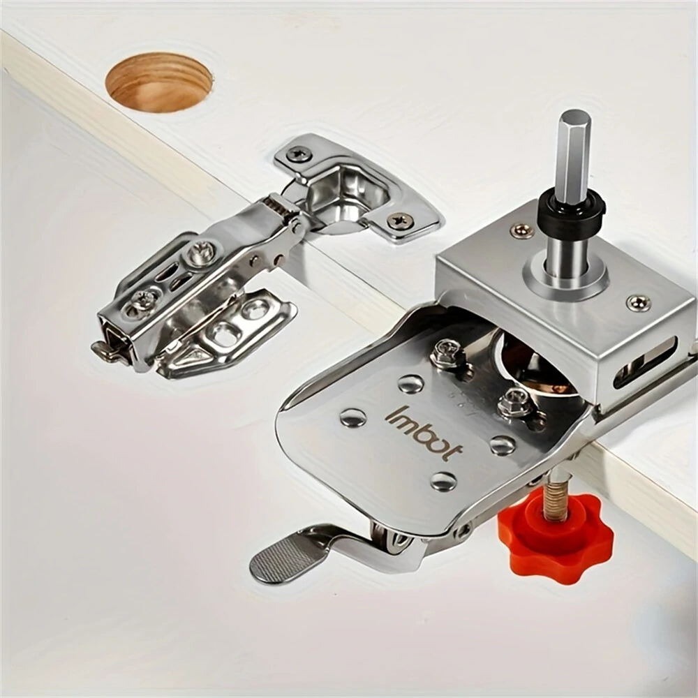 35mm Concealed Door Hinge Jig | Cabinet Hinge Drilling Guide & Positioning Tool