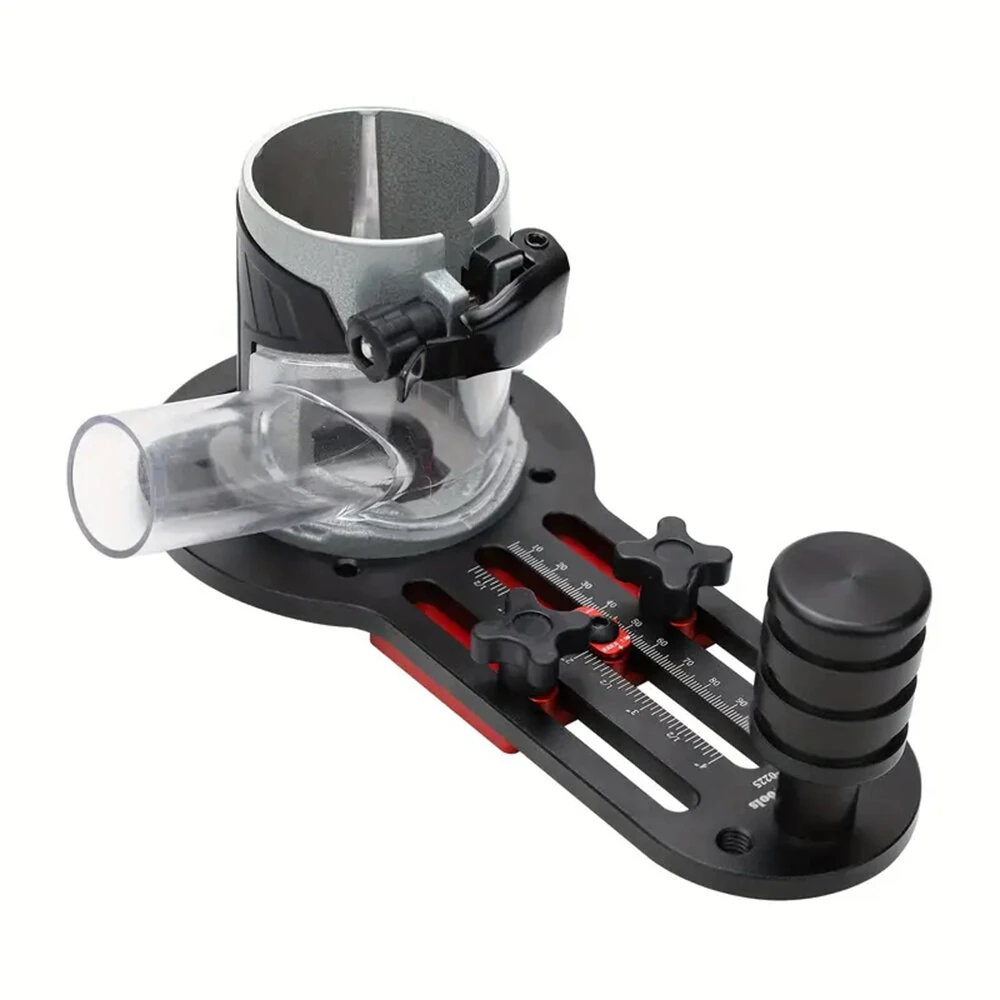 FONSON TOOLS 2-in-1 Slotting Bracket for 65mm Trimming Machine | Aluminum with Scale