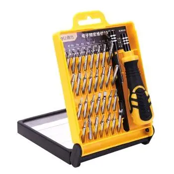 DELI 33-in-1 Precision Screwdriver Kit | Electronics Repair Toolkit for Phone Tablet Laptop