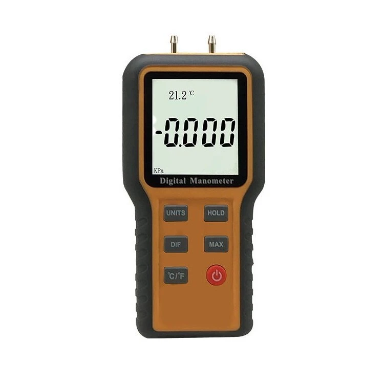 Digital Manometer - Positive/Negative Pressure Gauge for Auto Engine & Repair