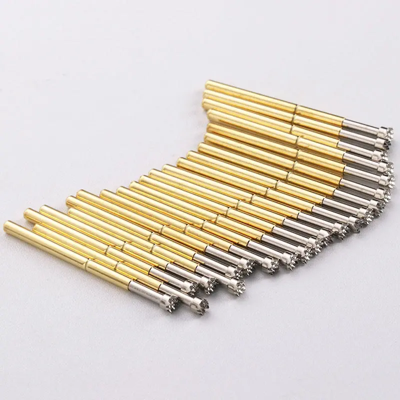 P125-H Plum Probe Nine Tooth Test Needle | 100 Pcs Spring Thimble Kit for PCB Testing