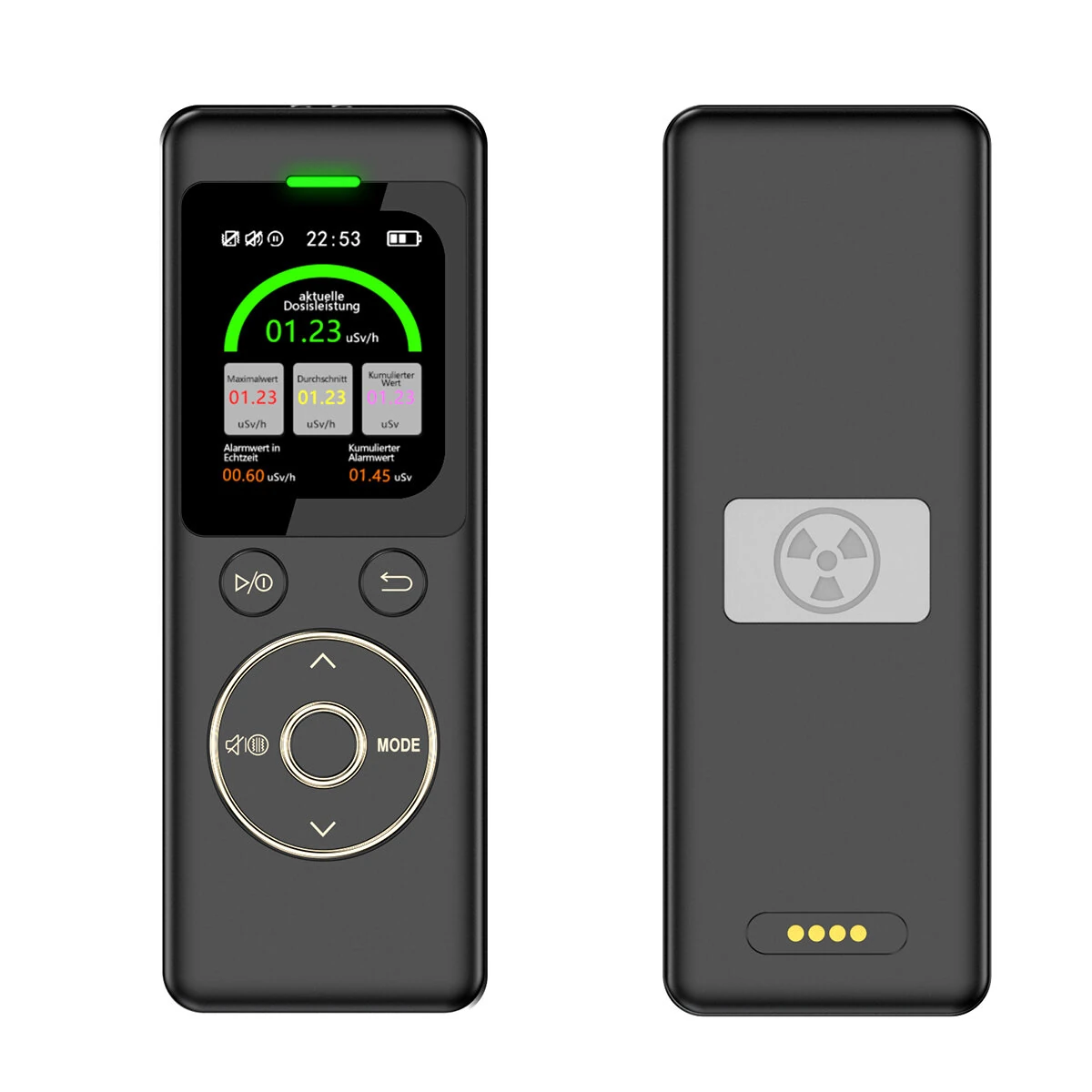 GM02 Geiger Counter | 48mm TFT Screen | 0.08-9999uSv/h | Magnetic Charging