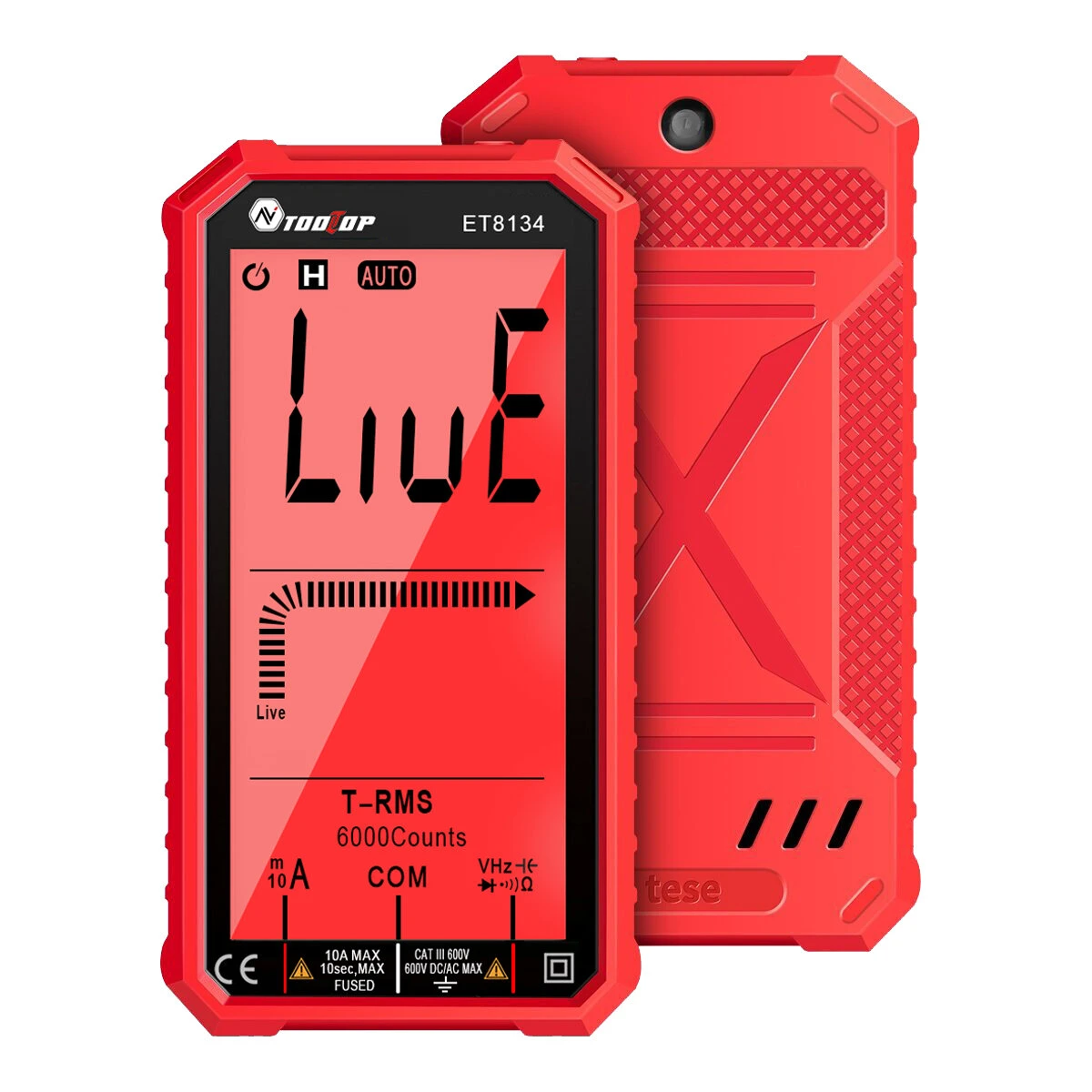 ET8134 Digital Multimeter | 4.7-inch Large LCD | True RMS Auto/Manual