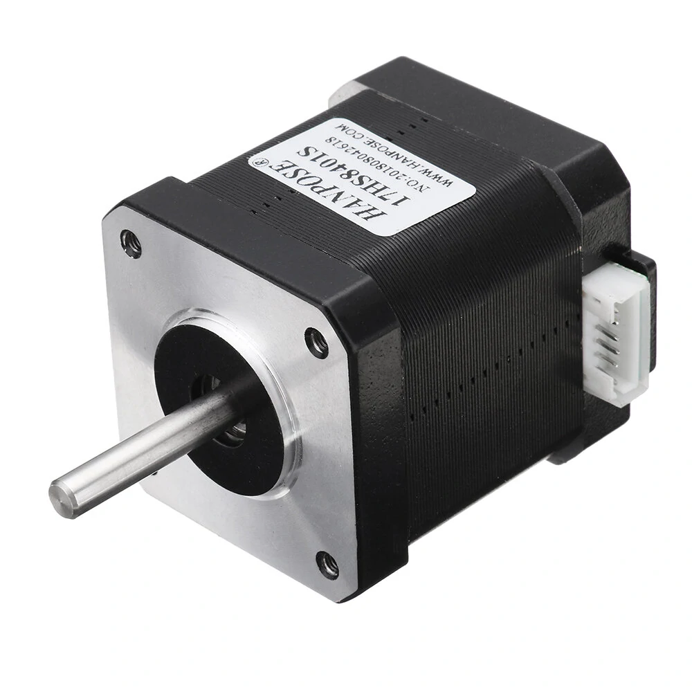 HANPOSE Nema 17 Stepper Motor 48mm | 1.8A 52N.cm 4-Lead for 3D Printer CNC
