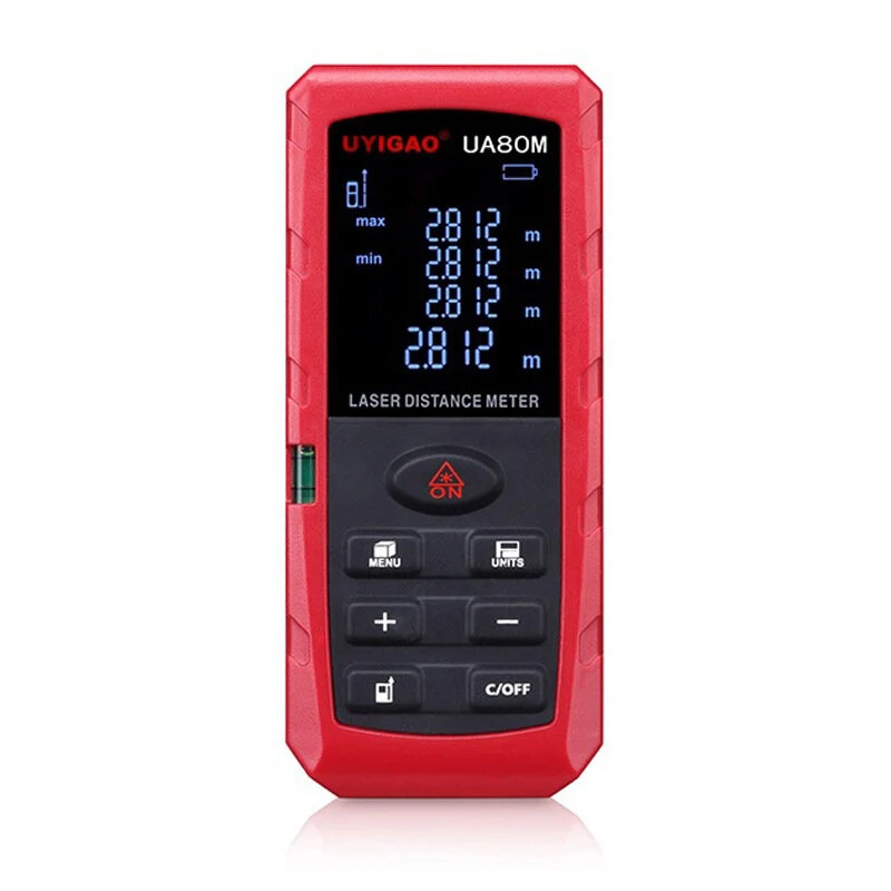 UYIGAO UA80M Laser Rangefinder | Infrared Laser Ruler & Level Goniometer