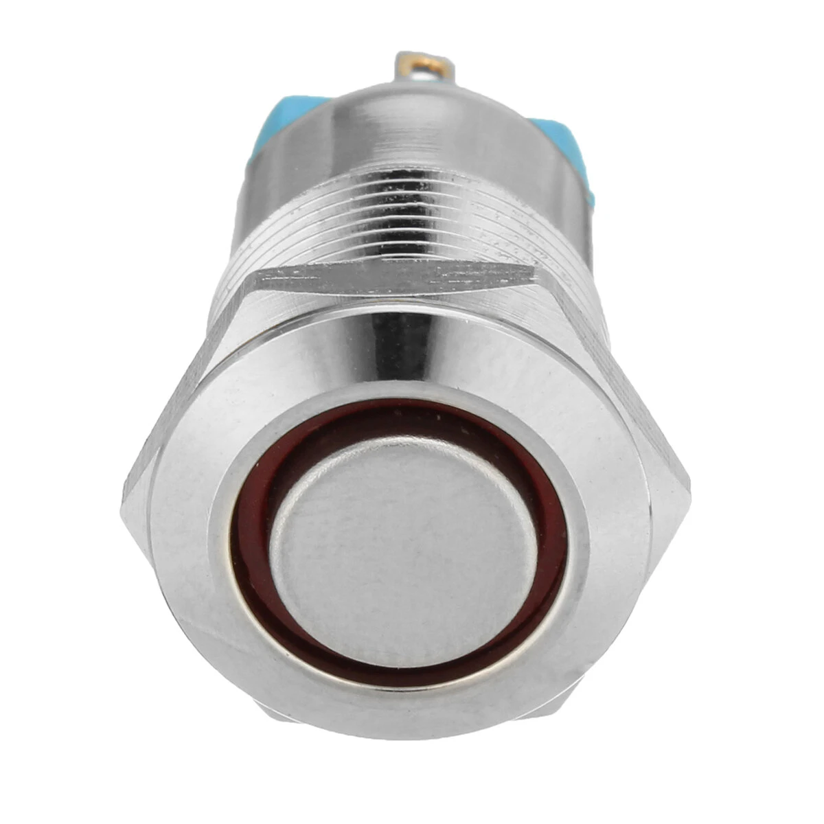 10pcs 12mm Red LED Metal Push Button Switch - 4Pin Latching & Waterproof
