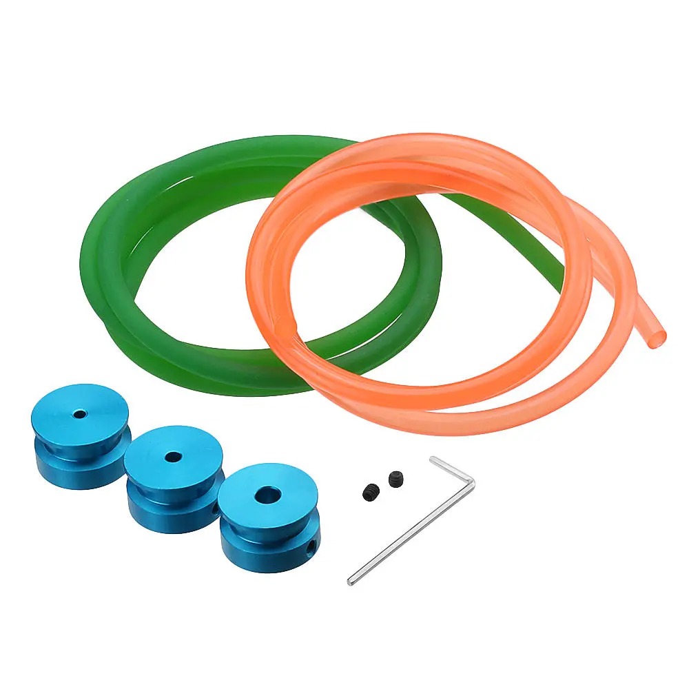 Chihai CNC Aluminum Timing Belt Pulley - 3/4/6mm V-Type with 1m Belt