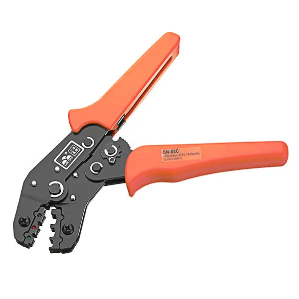 COLORS SN-02C Crimping Pliers | 0.25-2.5mm Wire Stripper & Terminal Crimper