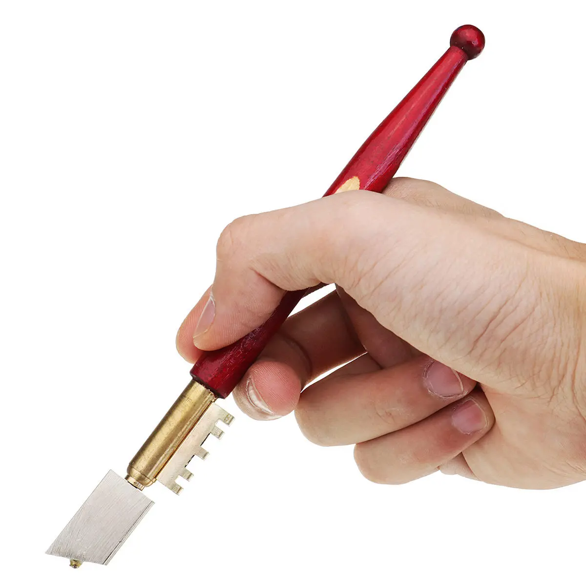 Diamond Tip Glass Mirror Cutter Tool Kit | Cuts 2-8mm Thickness | Antislip Grip