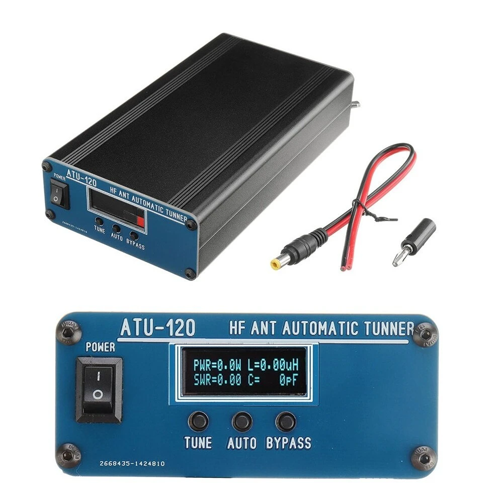 ATU-120 100W HF Antenna Tuner - Automatic 3.5-54MHz Mini Antenna | 5Ω-1.2KΩ
