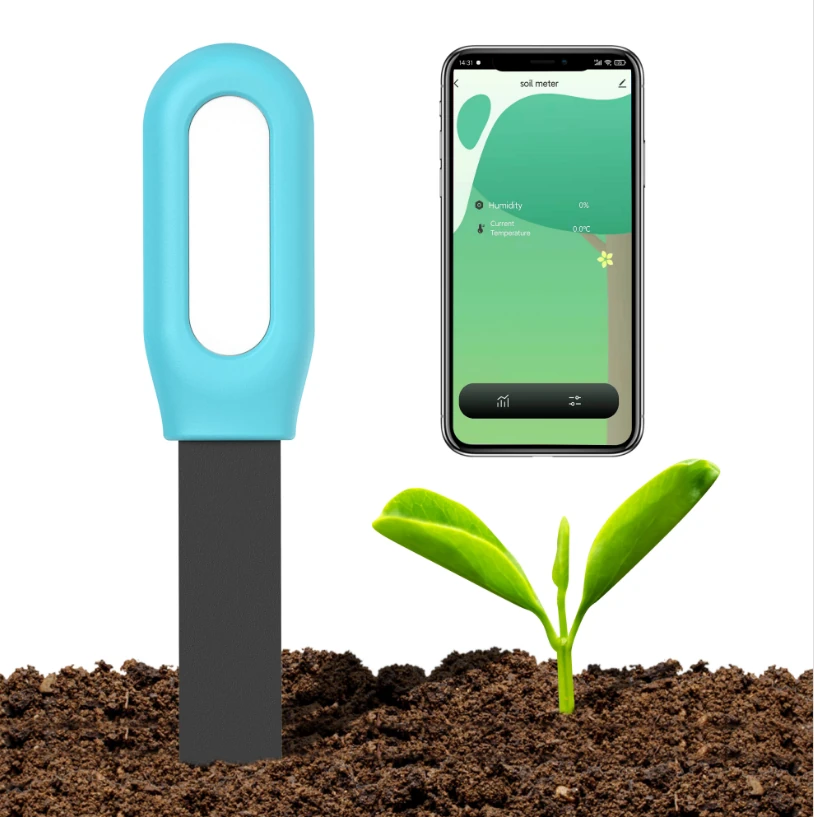 TUYA Soil Moisture & Temperature Sensor | Bluetooth 4.1 Zigbee | Waterproof for Smart Irrigation