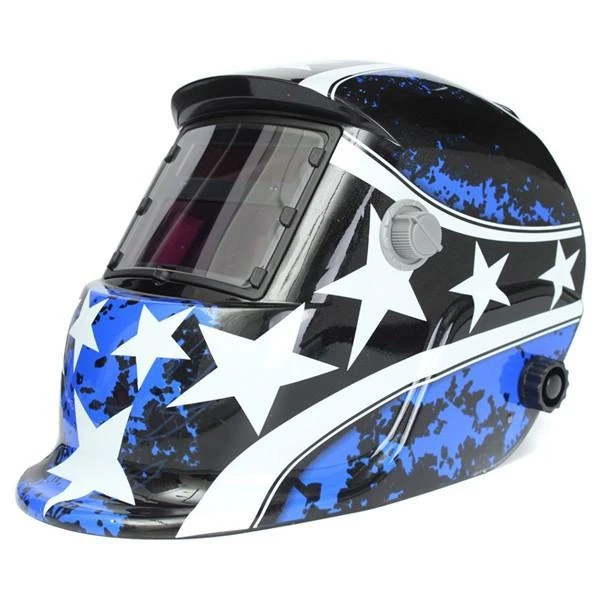 Pentagram Star Solar Auto Darkening Welding Helmet - TIG MIG Welder Mask